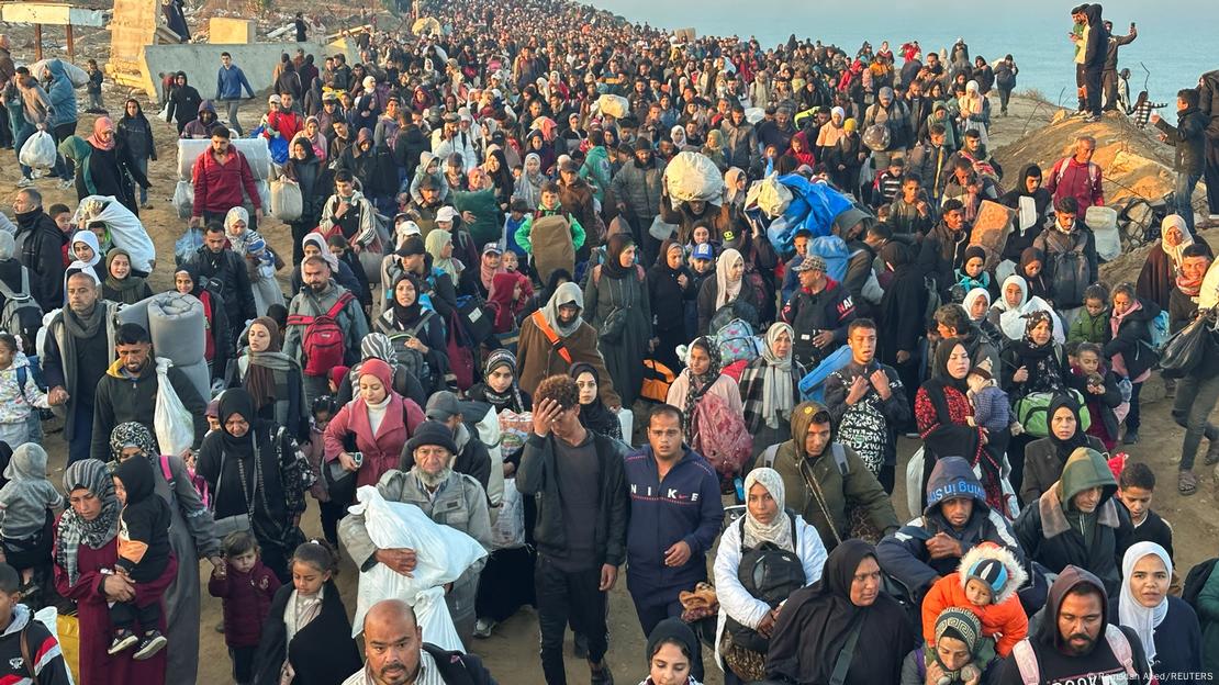 Miles de palestinos regresan al norte de Gaza tras nuevo acuerdo de Alto al Fuego palestina