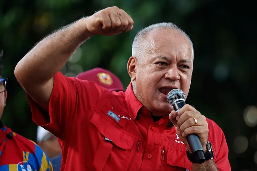 Diosdado Cabello encabeza despliegue de seguridad en Caracas a días del 10 de enero diosdado cabello