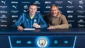 Manchester City renueva a Erling Haaland por diez años