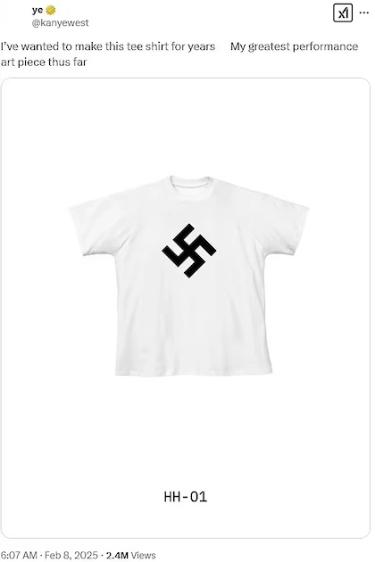 Kanye West enfrenta nueva acusación por antisemitismo y acoso laboral