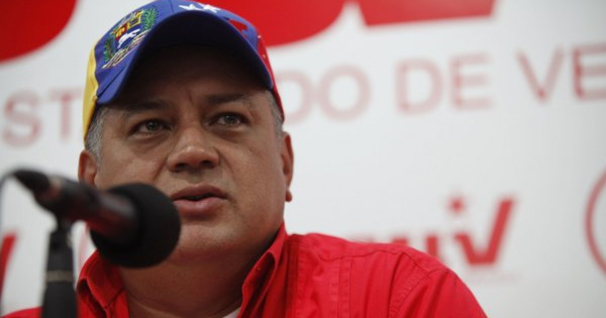 Diosdado Cabello amenaza con la detención de Juan Guaidó en EE. UU.