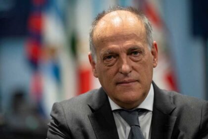 Javier Tebas arremete contra el Manchester City en el "Business of Football Summit"