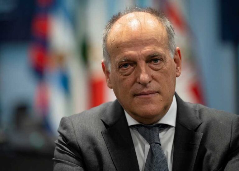 Javier Tebas arremete contra el Manchester City en el «Business of Football Summit»