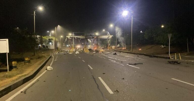 Explosión de carro bomba en peaje de Cúcuta deja varios heridos