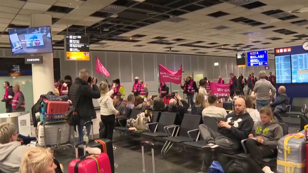Alemania aislada por aire: Huelga afecta 13 aeropuertos y cancela 3.400 vuelos