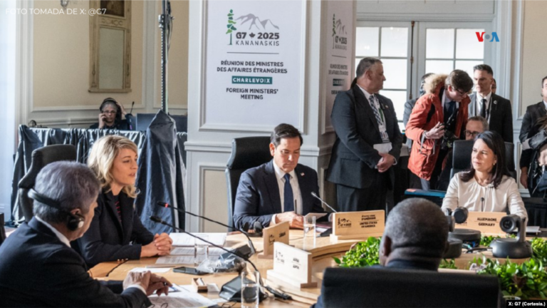 G7 reafirma su apoyo a la restauración de la democracia en Venezuela durante reunión en Canadá