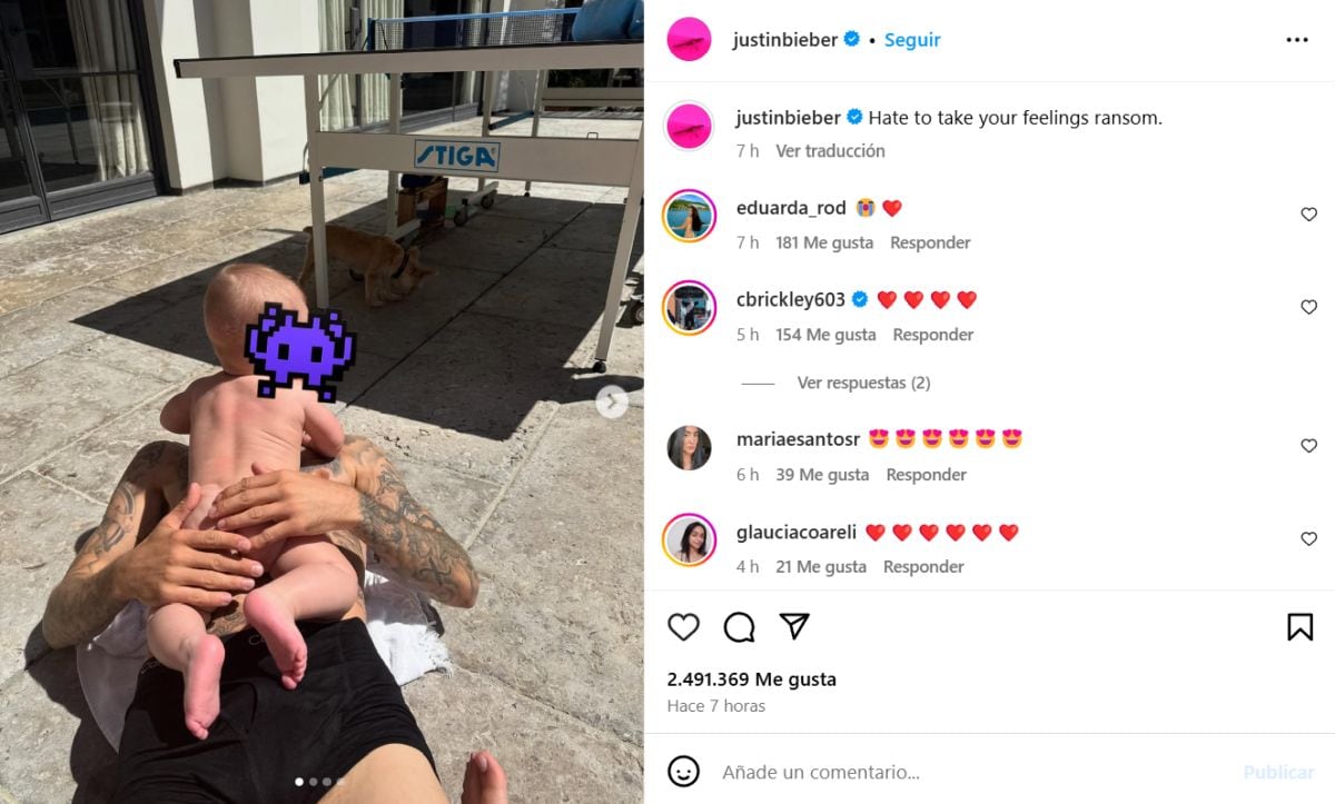 Justin Bieber comparte momentos con su hijo Jack Blues en Instagram Justin Bieber comparte momentos con su hijo Jack Blues en Instagram