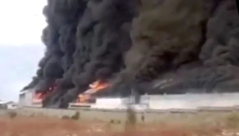 Incendio destruye planta procesadora de camarones Antártica en San Francisco