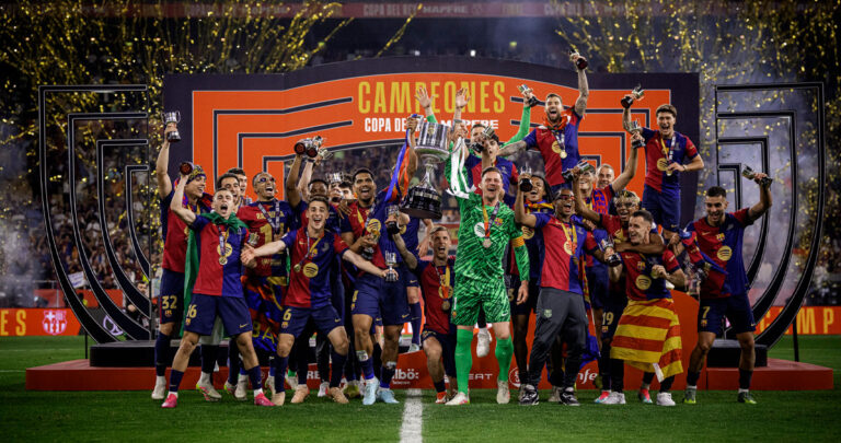 Barcelona se corona campeón de la Copa del Rey tras vencer 3-2 al Real Madrid