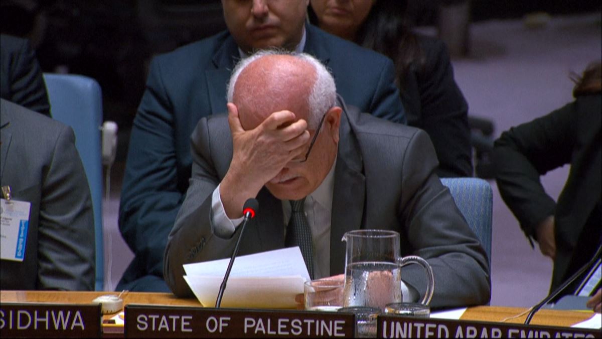 Representante palestino rompe en llanto en el Consejo de Seguridad de la ONU al denunciar crisis humanitaria en Gaza Representante palestino rompe en llanto en el Consejo de Seguridad de la ONU al denunciar crisis humanitaria en Gaza