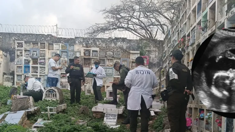 Macabro hallazgo en un cementerio de Cúcuta: encuentran un feto que pareja habría dejado en una bolsa
