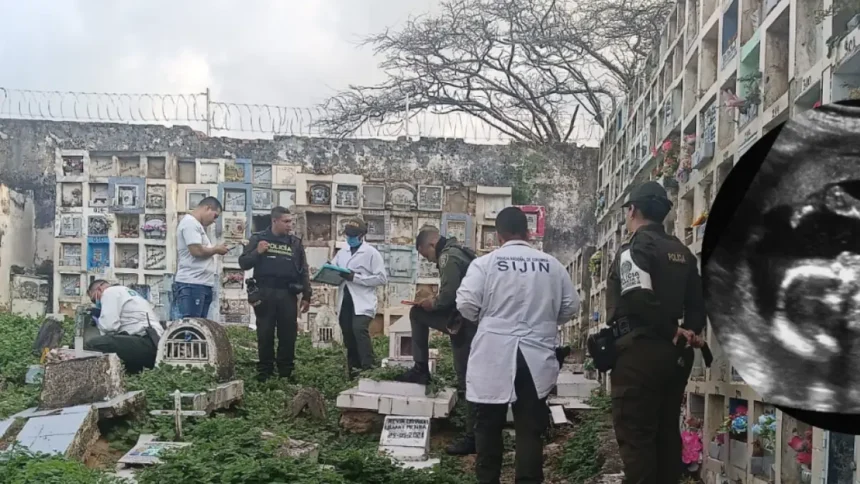 Macabro hallazgo en un cementerio de Cúcuta: encuentran un feto que pareja habría dejado en una bolsa