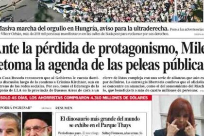 La tapa del Diario PERFIL del domingo 29 de junio de 2025