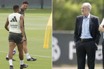 Florentino vigila al Real Madrid: asistió al entrenamiento antes de la Juventus