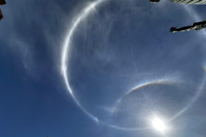 Fenómeno óptico sorprende a habitantes de Machiques de Perijá: múltiples halos solares en el cielo
