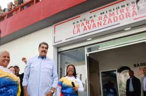 Maduro inaugura base de misiones Juana Ramírez La Avanzadora en Caracas