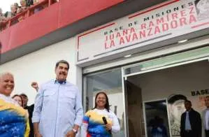 Maduro inaugura base de misiones Juana Ramírez La Avanzadora en Caracas