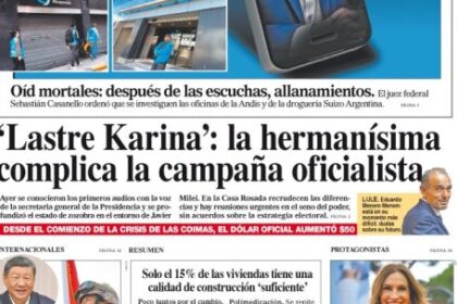 La tapa del Diario PERFIL del sábado 30 de agosto de 2025