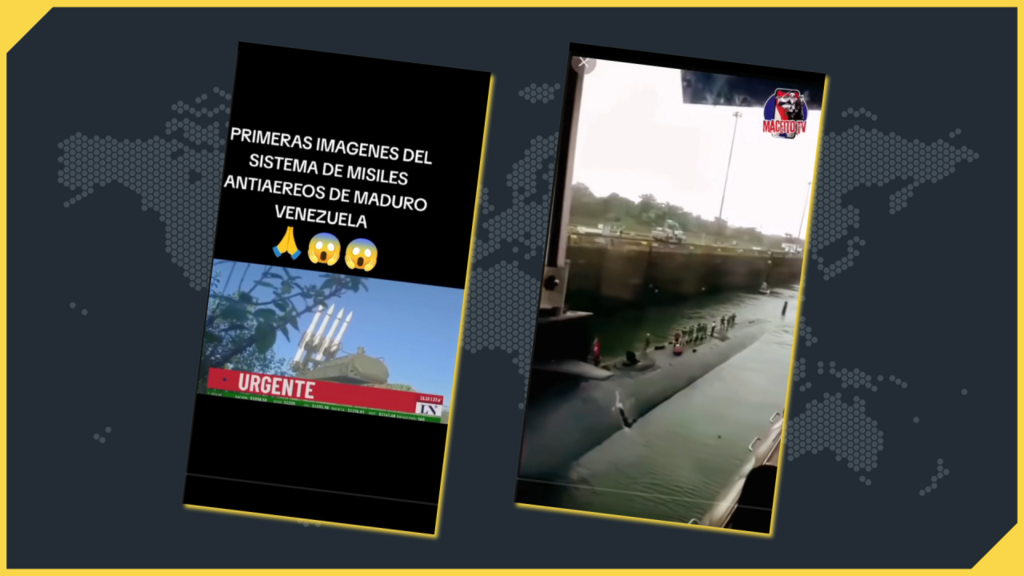 Video de misiles venezolanos apuntando a Estados Unidos está fuera de contexto Video de misiles venezolanos apuntando a Estados Unidos está fuera de contexto