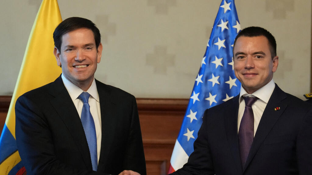 Rubio en Quito: EE. UU. declara a dos grupos ecuatorianos como “terroristas” y anuncia fondos contra el narcotráfico Rubio en Quito: EE. UU. declara a dos grupos ecuatorianos como “terroristas” y anuncia fondos contra el narcotráfico