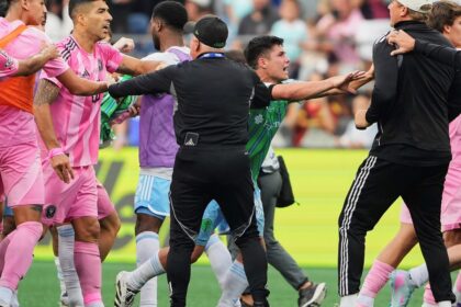 Luis Suárez recibió una severísima sanción por escupir a un rival tras la final de la Leagues Cup