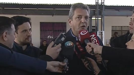 Massa: "La provincia de Buenos Aires va a mostrar hoy que recorre un camino, como en 2023"