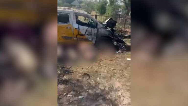 Zelensky publica un video perturbador de un bombardeo ruso