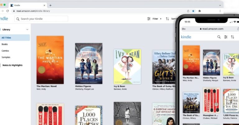 La biblioteca gratuita de Kindle en Amazon que tiene más de un millón de descargas