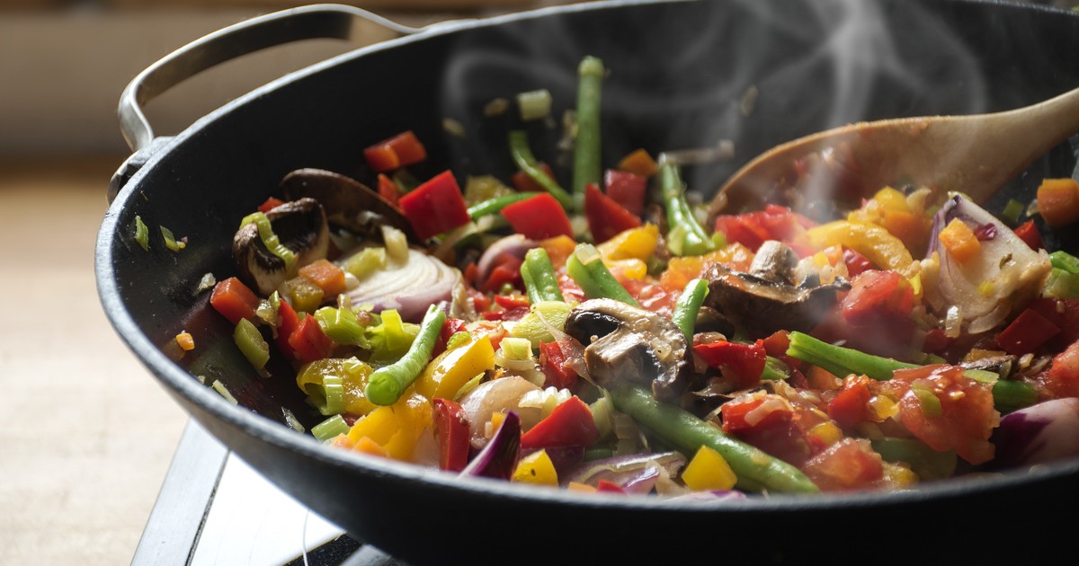 Salteado de verduras