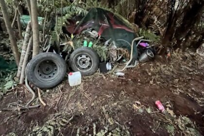 Se cree que este es el campamento donde un padre fugitivo se escondió con sus tres hijos en Nueva Zelandia