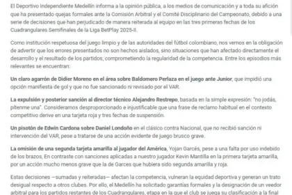 El DIM denuncia formalmente “errores reiterados” y exige garantías arbitrales en cuadrangulares
