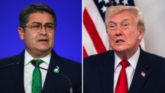 El expresidente de Honduras Juan Orlando Hernández sale de una prisión de EE.UU. tras ser indultado por Donald Trump