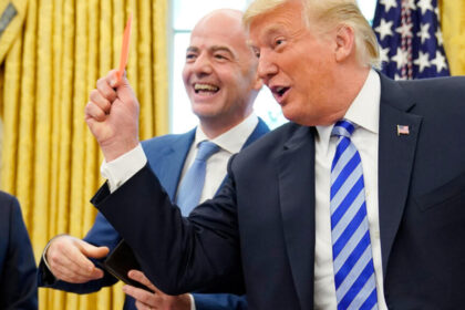 El idilio de Donald Trump y Gianni Infantino sale a escena en el sorteo del Mundial 2026