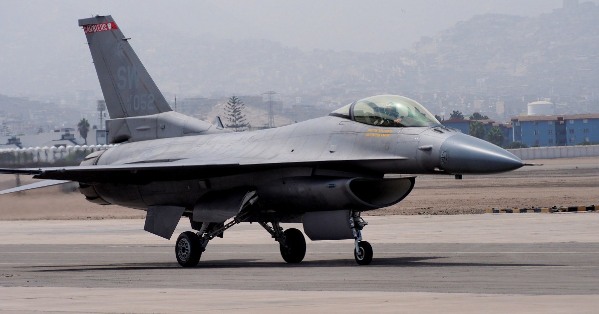Un F-16 se estrelló durante un entrenamiento en Michigan