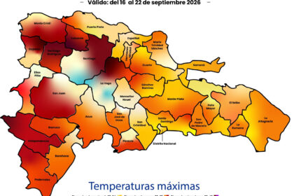 INDOMET reporta calor extremo y lluvias por una vaguada en República Dominicana