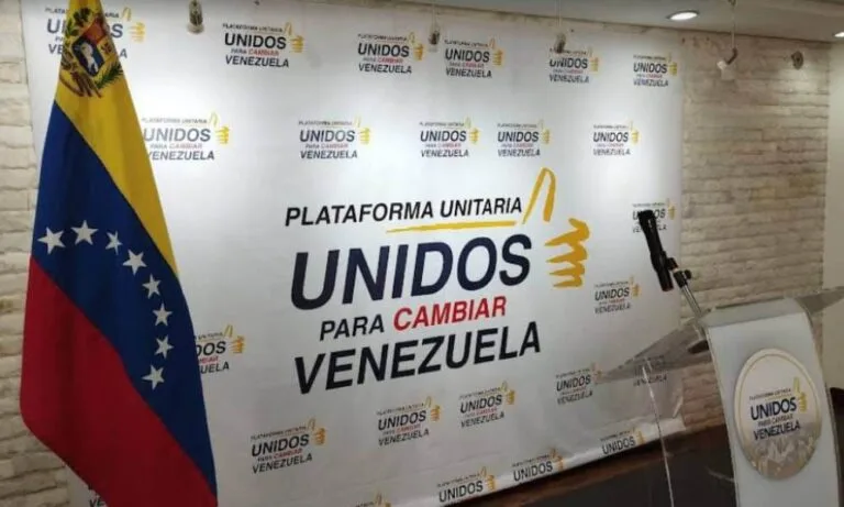 Plataforma Unitaria Democrática presentará acuerdo nacional para articular a la oposición
