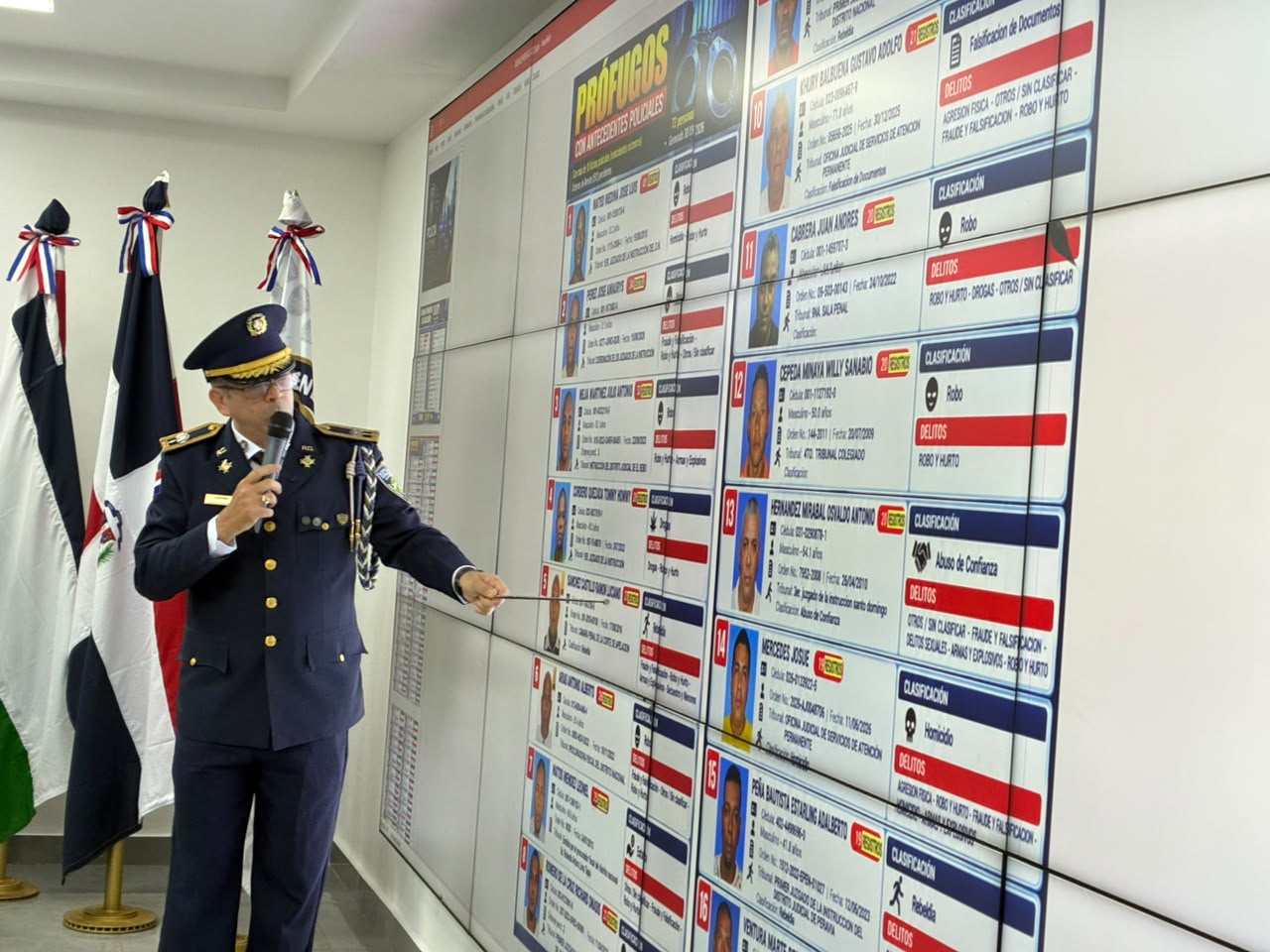Policía Nacional de República Dominicana registra 53.877 órdenes de arresto pendientes Policía Nacional de República Dominicana registra 53.877 órdenes de arresto pendientes