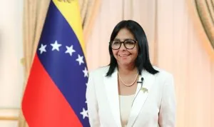 Delcy Rodríguez, presidenta encargada de Venezuela, en el mensaje en el que ordenó valorar los activos estatales Venezuela