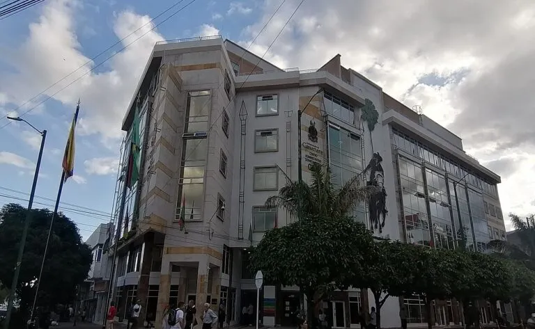 alcaldes de Casanare amenazados: sede de la Gobernación de Casanare en Yopal, capital del departamento
