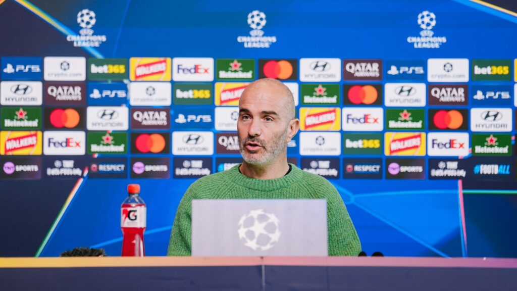 Antoine Semenyo: Enzo Maresca, entrenador del Manchester City, en la rueda de prensa previa al partido de Champions contra el AEK Atenas