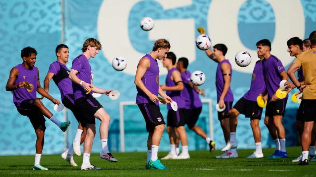 Bajas del Barcelona en el Clásico: la plantilla azulgrana entrena en la previa del duelo ante el Real Madrid