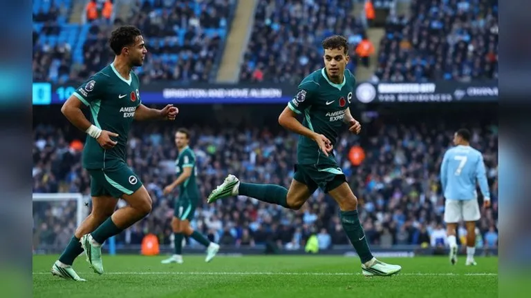 Brighton gana 1-0 en el Etihad y firma la segunda derrota del Manchester City