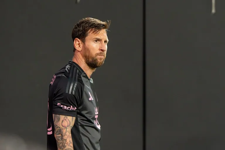 Lionel Messi con la camiseta del Inter Miami, el equipo que abre el calendario de la MLS Sprint Season 2027 ante Cincinnati