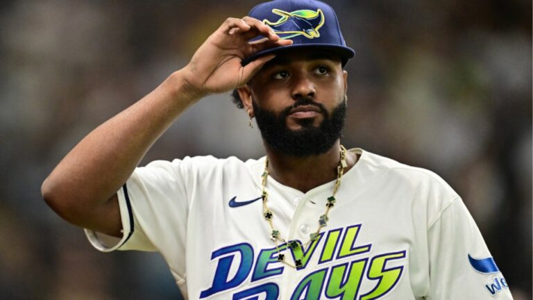 Junior Caminero, de los Rays de Tampa Bay, protagonista del duelo Caminero contra Chourio en la Serie Mundial 2026