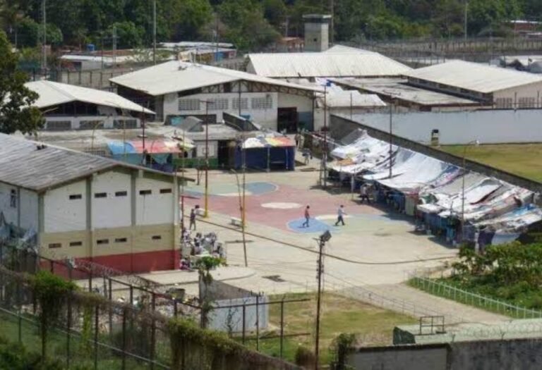 Vista aérea de la cárcel de Yare, en el estado Miranda, donde el Clippve denunció una presunta intervención