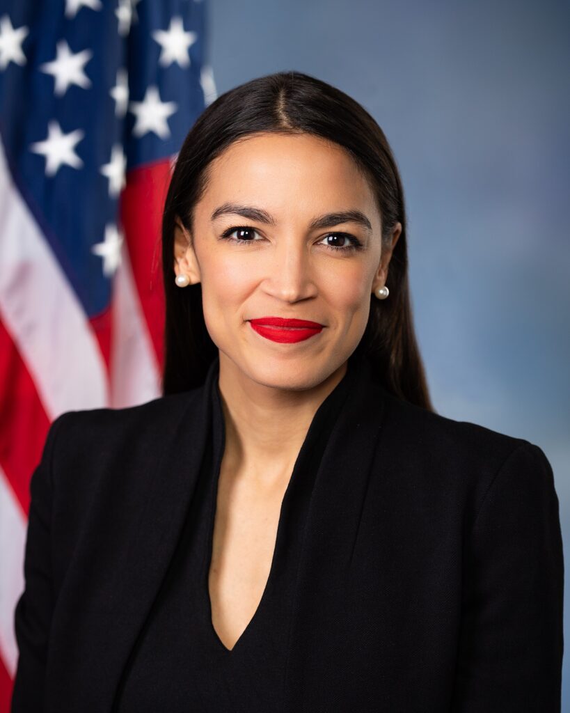 Carta sospechosa a Ocasio-Cortez: retrato oficial de la representante Alexandria Ocasio-Cortez