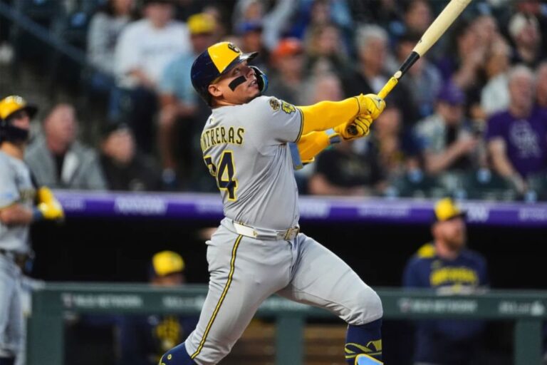 Jackson Chourio y William Contreras impulsaron triunfo de los Cerveceros