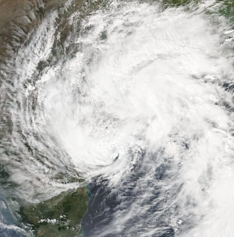 Ciclón Arnab en India: imagen satelital del ciclón Arnab sobre la costa oriental de la India el 28 de octubre de 2026