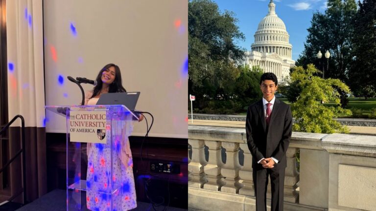 Jóvenes estudiantes y las identificaciones estudiantiles para votar en Estados Unidos, con el Capitolio al fondo