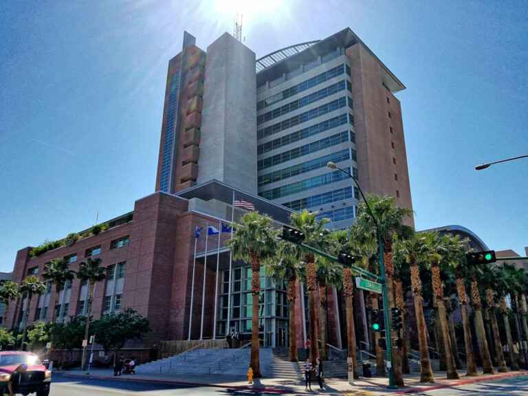 Centro de justicia del condado Clark, en el caso de la madre venezolana en Las Vegas
